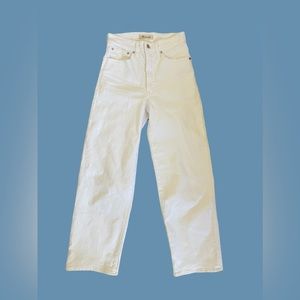Madewell Vintage Wide-Leg Crop Jean White Size 24